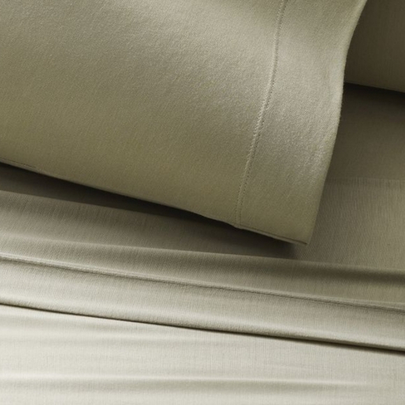 West Elm Silky Tencel Modal King Sheet Set, Retail Price $179.00 USD, Frost Gray - Picture 3 of 16